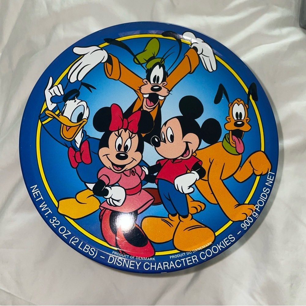Disney Blue Tin with Classic Characters‎